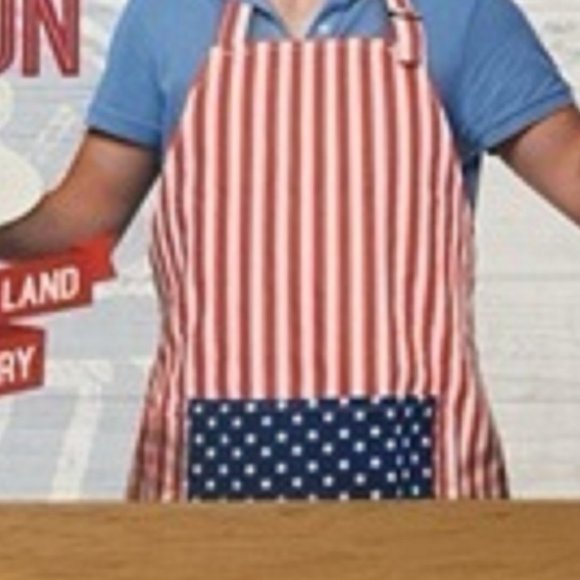 Barbecue Apron (Star Spangled) New - Picture 3 of 3